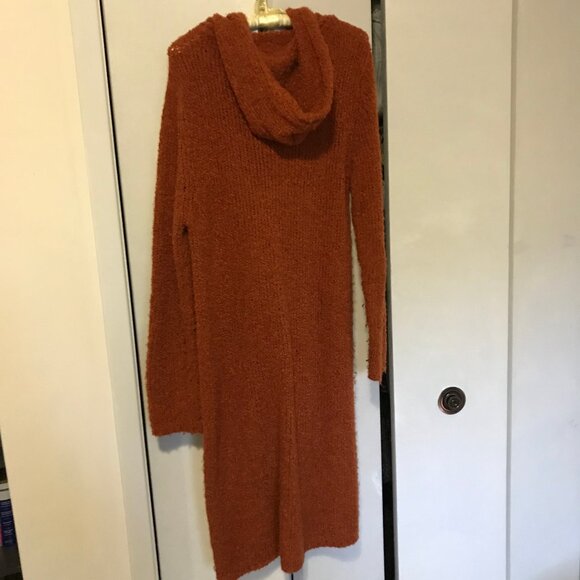 FMX & Co Ladies Sweater/Coat Burnt Orange Color - Picture 2 of 4